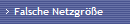 Falsche Netzgr��e